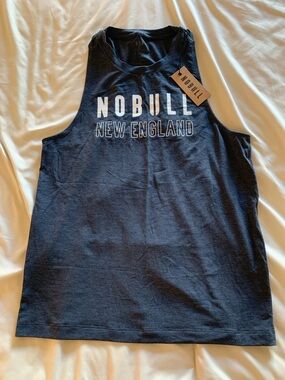 NOBULL Navy 'New England' Sleeveless Athletic Tank